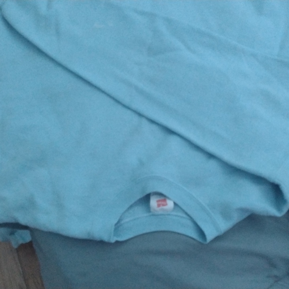 baby blue crew neck
